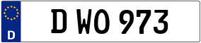 Truck License Plate
